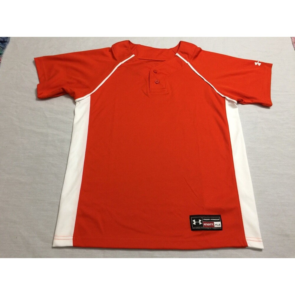 NWOT UNDER ARMOUR BOYS BASEBALL JERSEY SHIRT SIZE YOUTH L